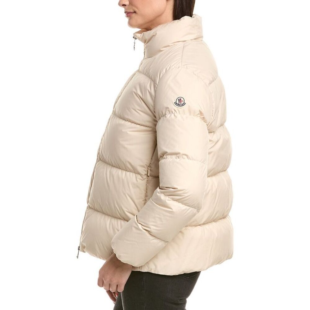 Moncler Womens Mauzun Jacket, Beige - Picture 4 of 5